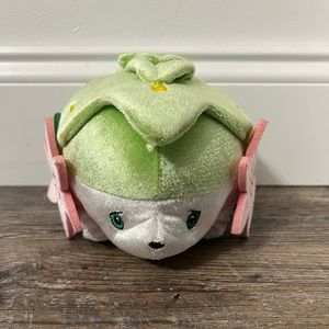 2016 TOMY POKEMON SHAYMIN PLUSH STUFFED ANIMAL 7" LONG